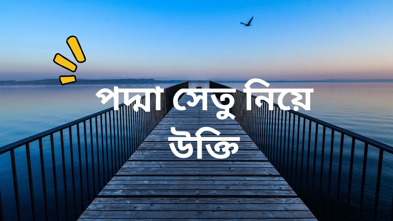 পদ্মা সেতু নিয়ে উক্তি